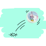 8641 BOUNCING BALL UNICORN 32MM