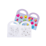 6864 COL BOOK W STICKERS S EMOTION FACE