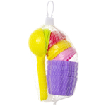 4652 9PCS CUPCAKE BEACH SET NETBAG
