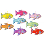 1700 PLUSH COLORED SHARK 8ASS