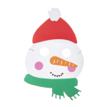 9684 CHRISTMAS MASK IN FOAM, 3ASS