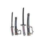 7255 SAMURAI SWRD 2PCS SET/2ASS COL