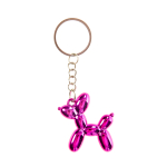 9952 KEYCHAIN METALLIC BALLOON DOG