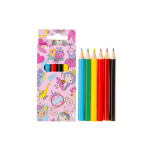 6064 COL PENCIL 6PCS SHORT PRINCESS