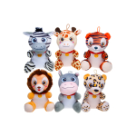 1973 PLUSH, SITTING WILD ANIMALS