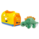 1865 PLUSH DINOSAUR IN CAGE