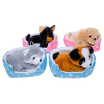 1959 PLUSH, DOG IN BED
