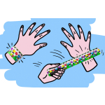 4273 SLAP BRACELET FOOTBALL