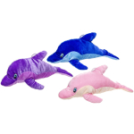 1832 PLUSH, SUPER SOFT, DOLPHIN L 3ASS COL