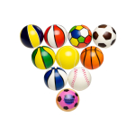 4877 SPORTS PU STRESS BALL, 100MM
