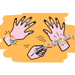 4293 SLAP BRACELET, SINTERKLAAS