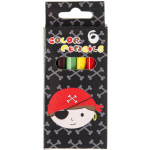 6063 COL PENCILS 6PCS SHORT PIRATE