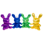 1957 PLUSH, METALLIC BUNNY