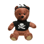 1730 PLUSH PIRATE BEAR 2ASS