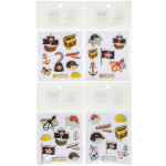 9729 4ASS SHINY STICKERS PIRATE