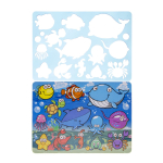 6534 STENCIL SET SEA ANIMALS
