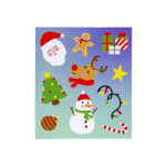 8562 STICKERS, CHRISTMAS DB