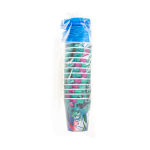 8174 3D CUP W STRAW & LID, SEA ANIMALS