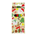 6073 COL PENCILS 6PCS SHORT CHRISTMAS
