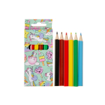 6065 COL PENCILS 6PCS SHORT UNICORN