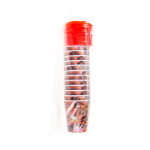 8173 3D CUP W STRAW & LID, FARM ANIMALS