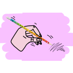 6480 PENCIL LAUGHING FACE
