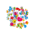 7302 48PCS PUZZLE EMOTION FACES °°°
