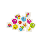 8489 12PCS TATTOO, EMOTION FACES DB