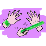 4332 SLAP BRACELET FLUO PP