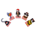 6113 5PCS FINGERPUPPET PIRATE °°°°