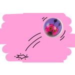 8639 BOUNCING BALL MONSTER 32MM
