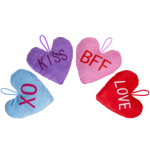 1760 PLUSH, VELVET, COOL HEART 4ASS