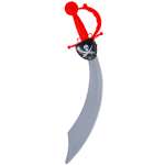 2395 COLORED PIRATE SWORD