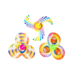4450 SPINNING TOP RAINBOW