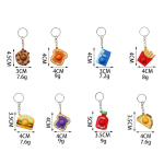 9891 KEYCHAIN POP-IT FOOD ASSORTMENT