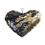 1782 PLUSH SEQUINS HEART L 3ASS