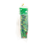 8178 3D CUP W STRAW & LID, FOOTBALL