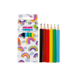 6040 COLORING PENCILS 6PCS SHORT