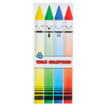6048 WAX CRAYONS 4PCS