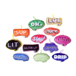 1912 PLUSH, SUPER SOFT, TEXT