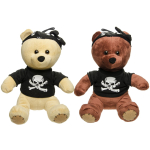 1730 PLUSH PIRATE BEAR 2ASS