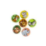 8636 BOUNCING BALL WILD ANIMALS 32MM