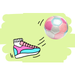 4852 NO. 5 FOOTBALL GIRL IN NET, DEFLATED