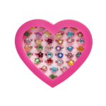 0431 RINGS HEARTSHAPED BOX