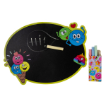 6390 BLACKBOARD W CHALK, EMOTION FACES