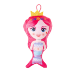 1917 PLUSH, SUPER SOFT, MERMAID W GOLDEN CROWN