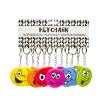 9936 KEYCHAIN EMOTION FACES MIRROR