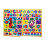 6871 COL BOOK L W STICKERSHEET DINOSAUR