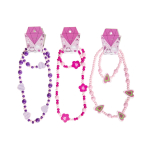 5361 BRACELET AND NECKLACE WOODEN