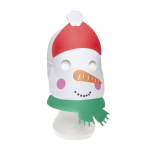 9684 CHRISTMAS MASK IN FOAM, 3ASS